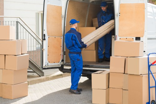 Office removals team planning a move in Maidahill