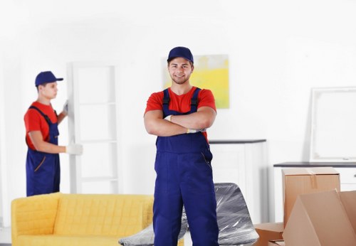 Removal van and movers supporting a flat or house move in Maidahill