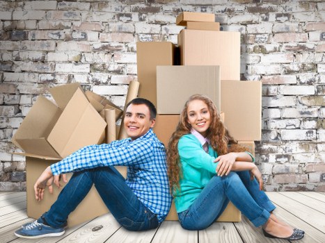 House movers preparing for a local home relocation in Maidahill