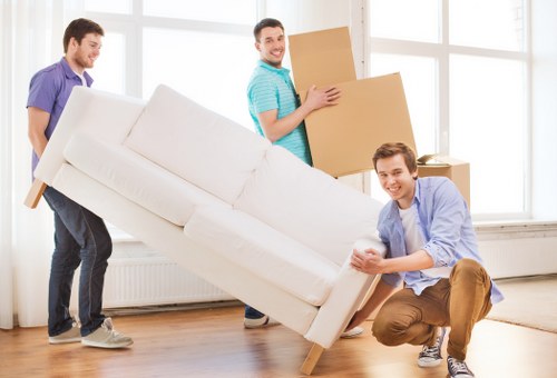 Careful packing and labeling used in Maidahill removal services