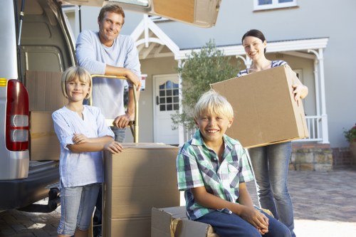 Temporary storage solutions for a Maidahill removals project