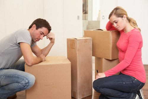 Removalists loading a family home move in Maidahill